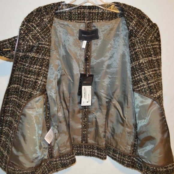 Womens BCBG MaxAzria Tara Textured Trapeze Jacket - Picture 5 of 7